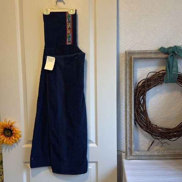 Navy Kids Hooded Bath Towel - NWT - Picture 5 of 6